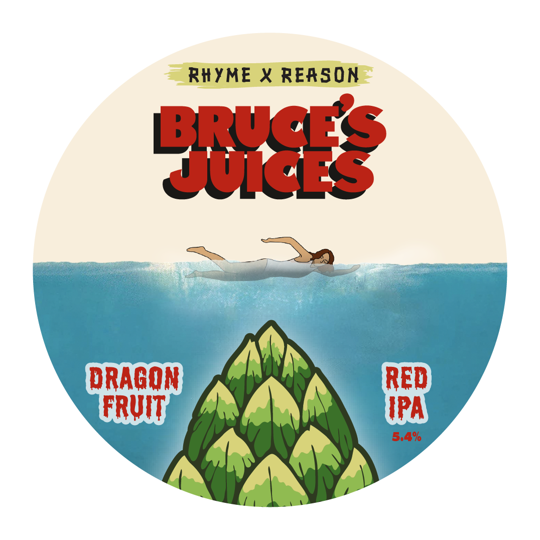 Bruce's Juices - Dragon Fruit Red IPA - 440mL (Six Pack)