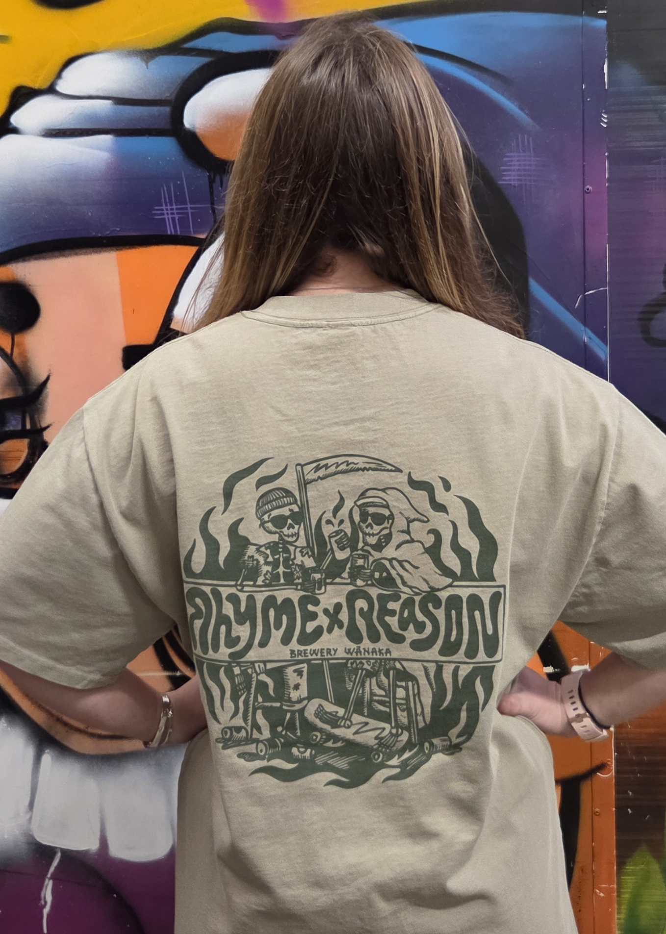 Eucalyptus - Green Print -Skeleton tee