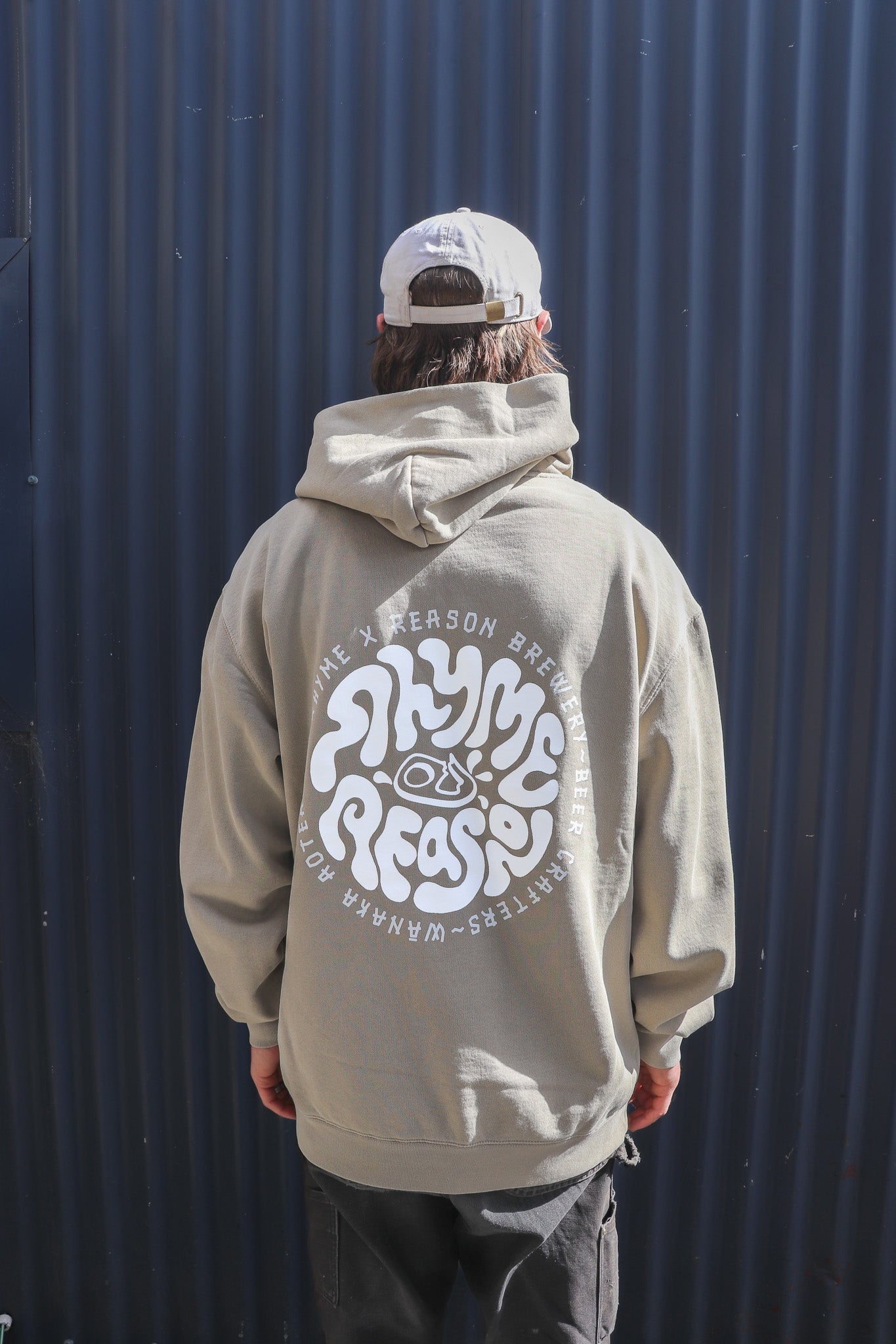 Can Tab Hoody - faded taupe