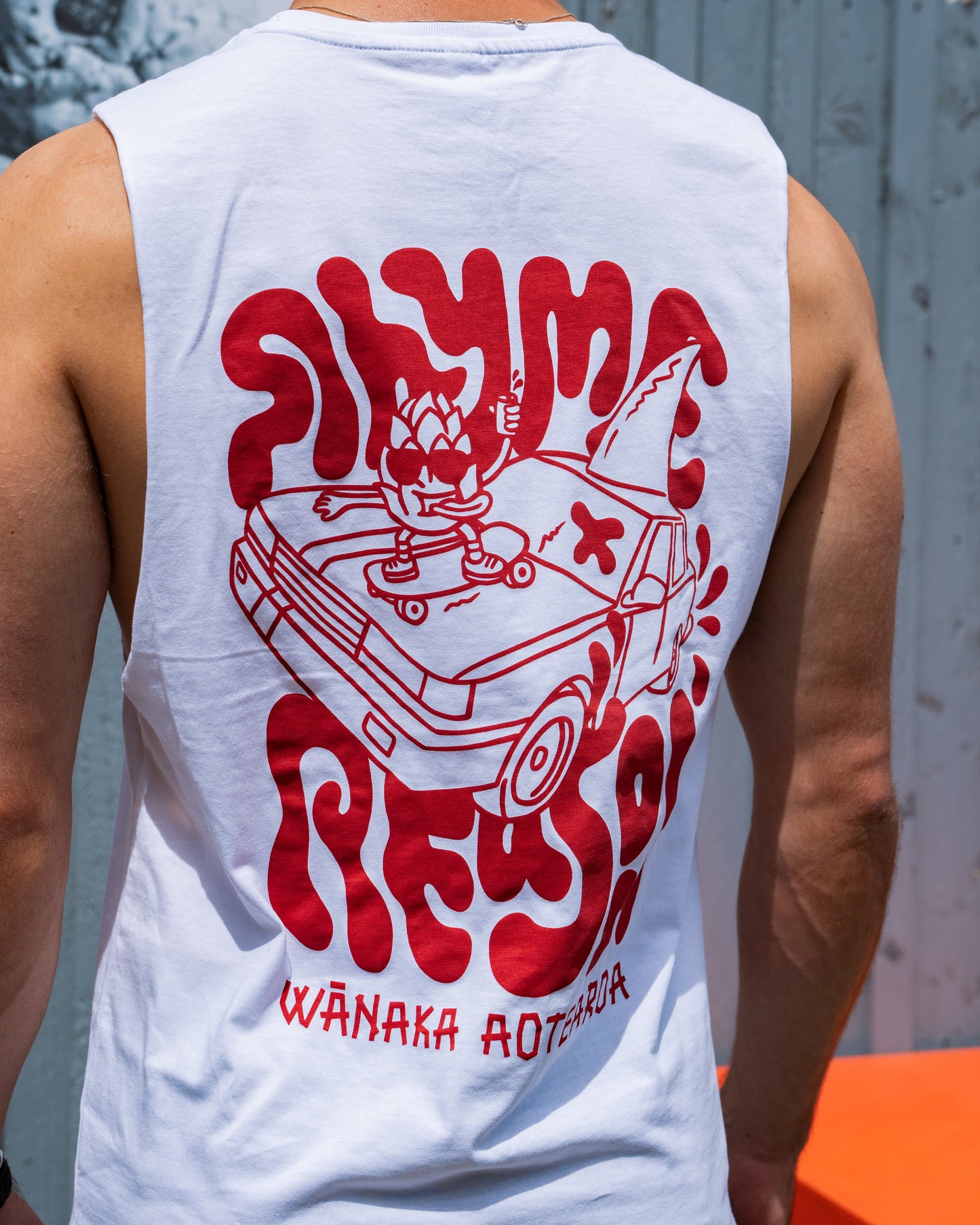 Can Tab Tank - White/Red