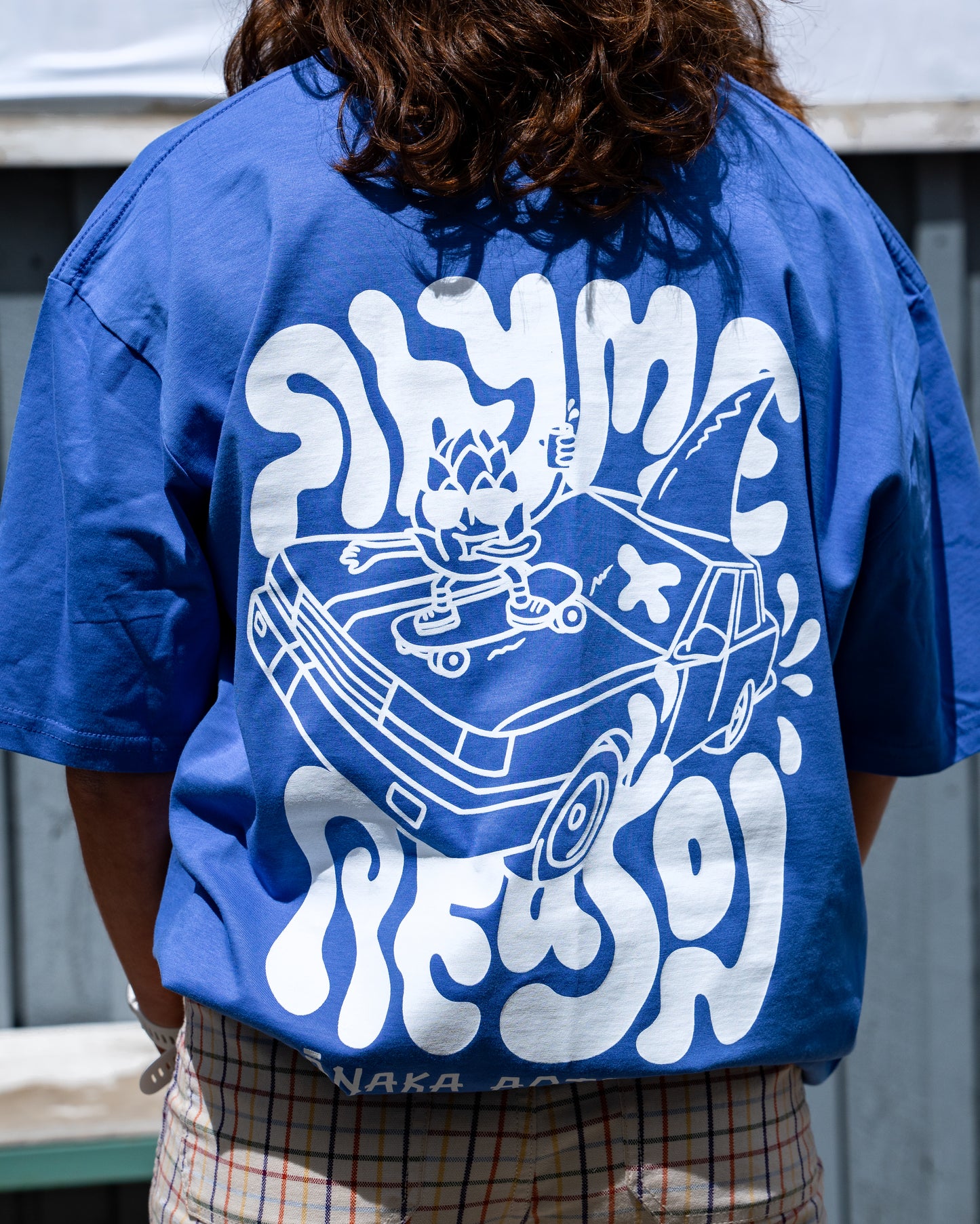 Can Tab Tee - Purple/White