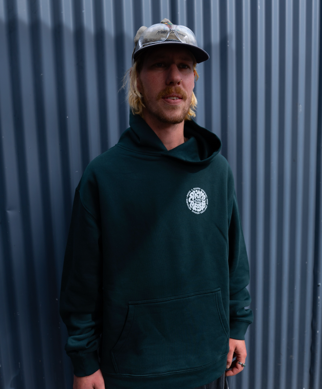 Can Tab Hoodie - Dark Green