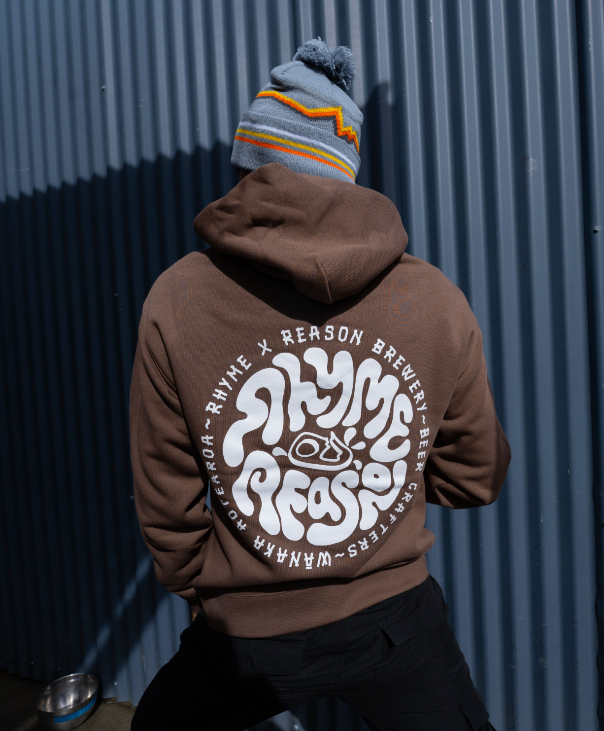 Can Tab Hoodie - Brown