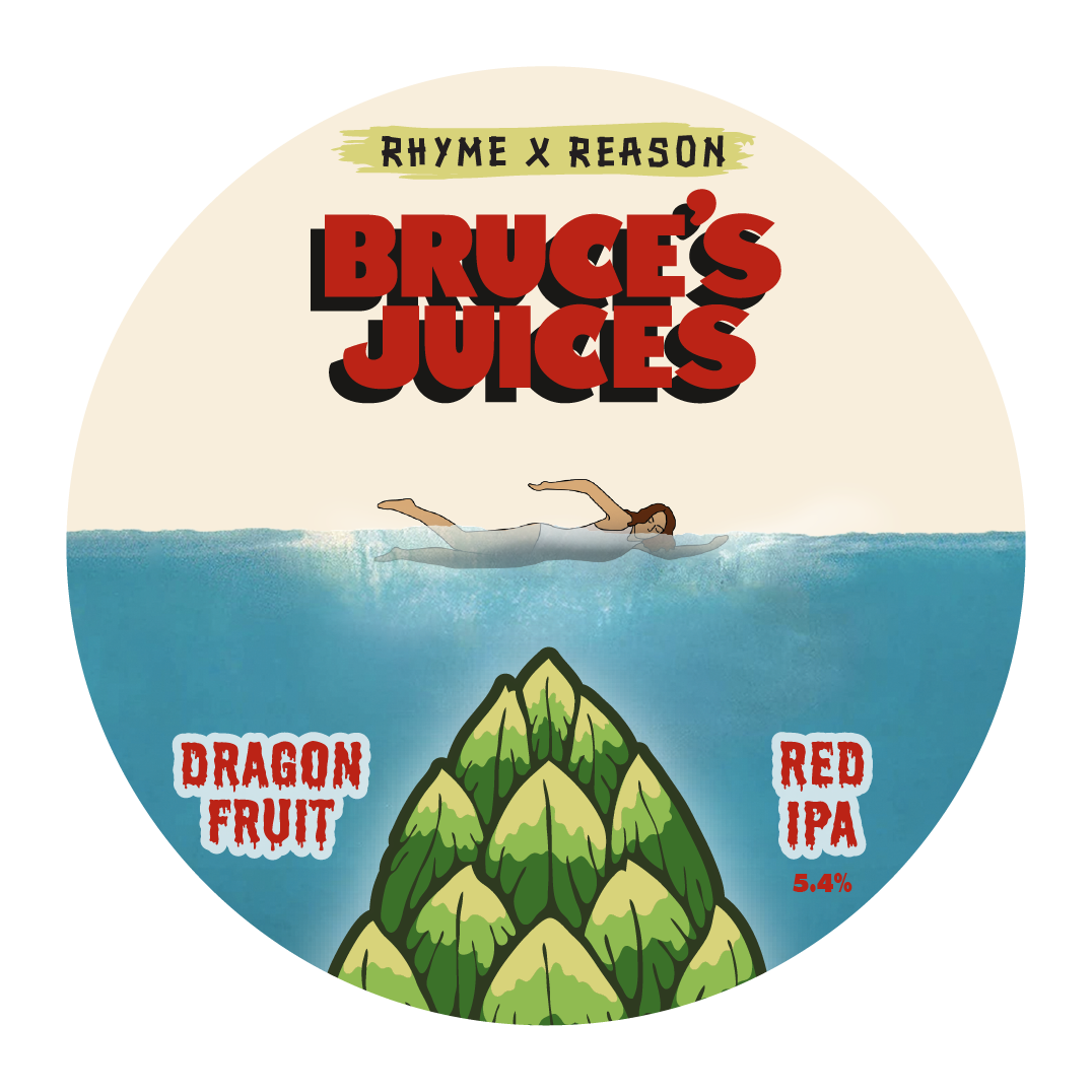 Bruce's Juices - Dragon Fruit Red IPA - 440mL (Single Can)