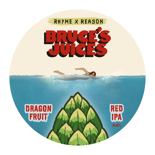 Bruce's Juices - Dragon Fruit Red IPA - 440mL (Single Can)
