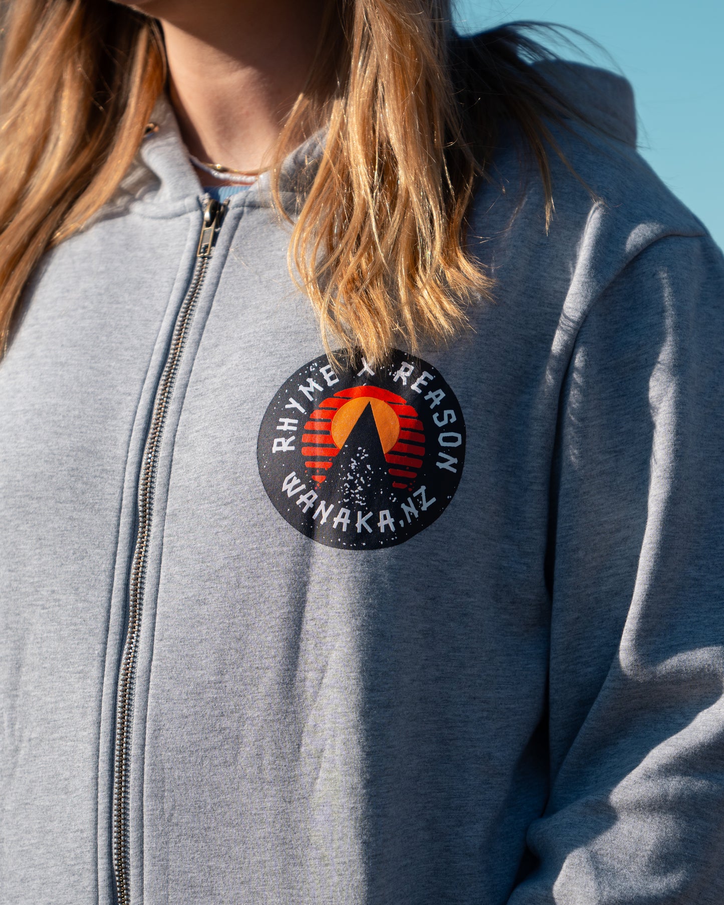 Zip Hoody - Grey