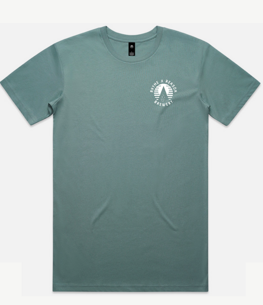 OG Stencil Tee - Petrol Blue